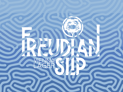 Freudian Slip Beer Label for Crabtree Brewing Company beer beer art beer label beer label design