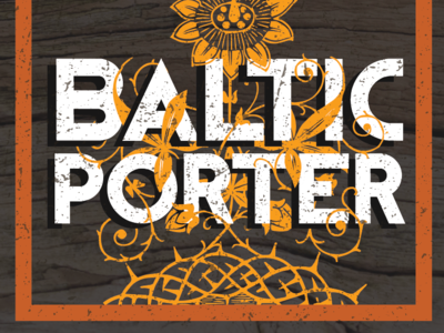 Baltic Porter Beer Label for Crabtree Brewing Company beer art beer label beer label design