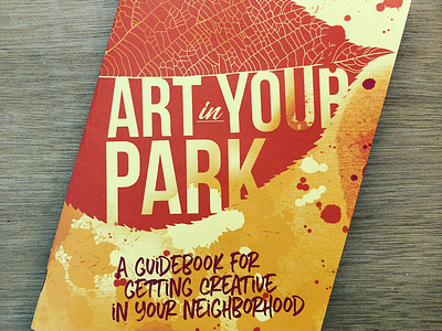 Art In Your Park - A Guidebook guidebook print design sketchbook zine