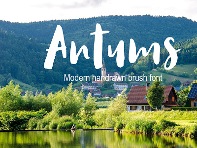 Antums Modern handrawn brush font Free font freebies freefont typogaphy