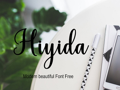 Hiyida Moderbn beautiful Font Free font freebies freefont typogaphy