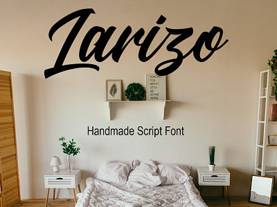 Larizo Handmade Script Font Free font freebies freefont typogaphy typography