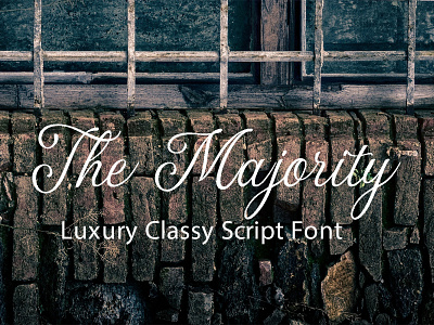 The Majority Luxury Classy Script Font Free font freebies freefont typogaphy