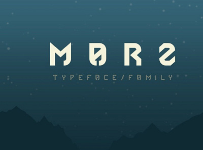 Marz Futuristic sans serif Free Font font freebies freefont typogaphy