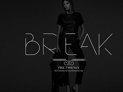 Break Unique characteristics modern Free Font font freebies freefont typogaphy