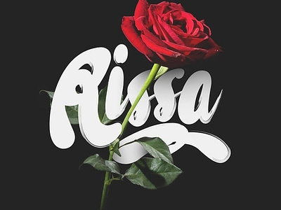 Rissa beautiful Handrawn Font Free font freebies freefont typogaphy