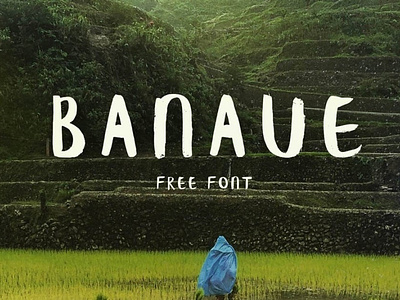 Banaue Handwritten brush Font Free font freebies freefont typogaphy