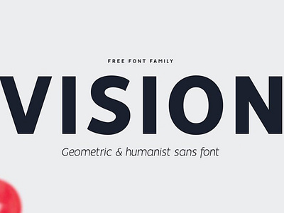 Vision Clean sans family Font Free