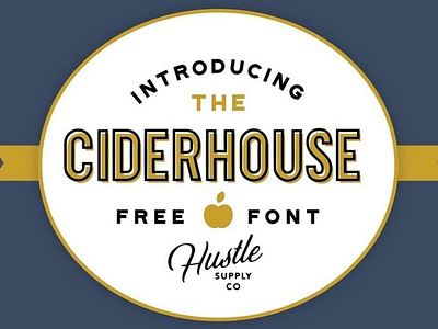 Cinderhouse Nice clean design Font Free