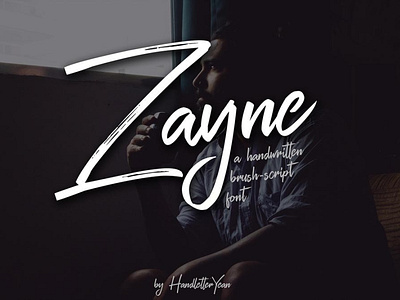 Zayne Unique handwritten font Free font freebies freefont typogaphy typography