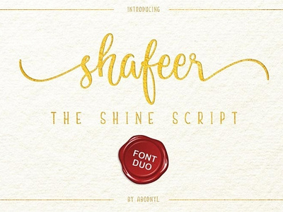 Shafeer Shine script font Free