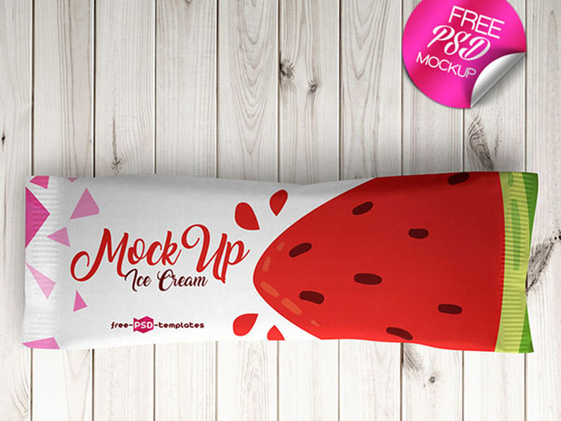 Download Free Ice Cream Package Mockup By Ais Kay On Dribbble