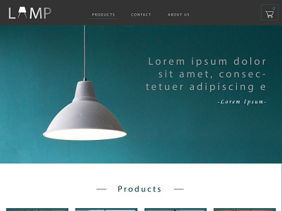 Lamp Shop branding design logo vector website