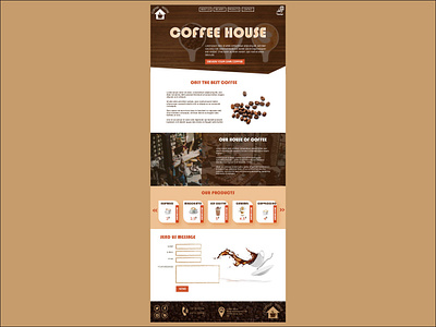 Coffeehouse design ui web