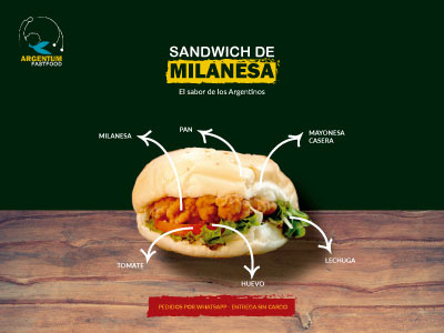 Fast Food diseño ilustración marca