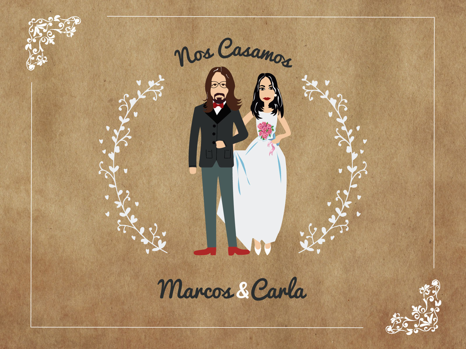 Wedding Invitation by Carla Moratillo on Dribbble