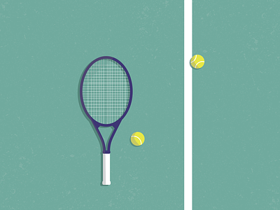 Tennis Illustration branding design graphic design illustration tennis