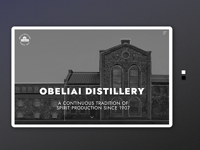 Obeliai Distillery | Landing Page