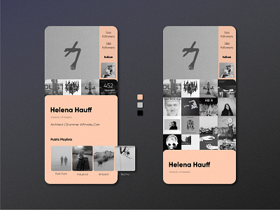 Music Community App | User Profile — Daily UI #006