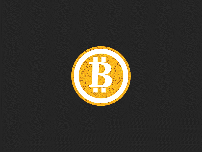 Bitcoin Logo Animation animation branding logo motion graphics