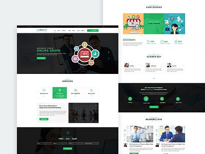 WOLF-SEO Digital Marketing Agency Web Page Design