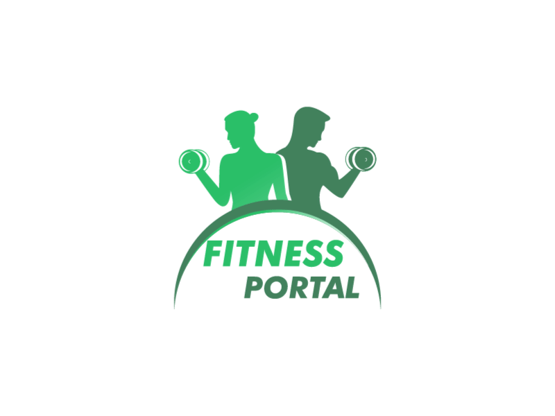 Fitness Portal Logo brand brand identity branding design fitness gif illustration logo portal type vector visual identity