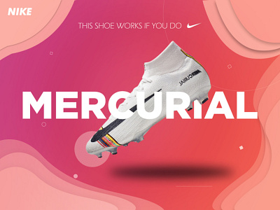 Nike Mercurial banner branding fashion mercurial nike shoe sneaker