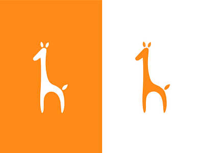 Giraffe animal giraffe logo logotype mark symbol udentity