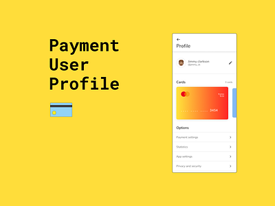 User profile 006 app bank card banking dailyui iran payment app ui