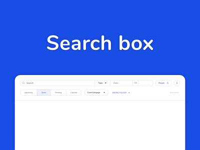 Search box 🔎