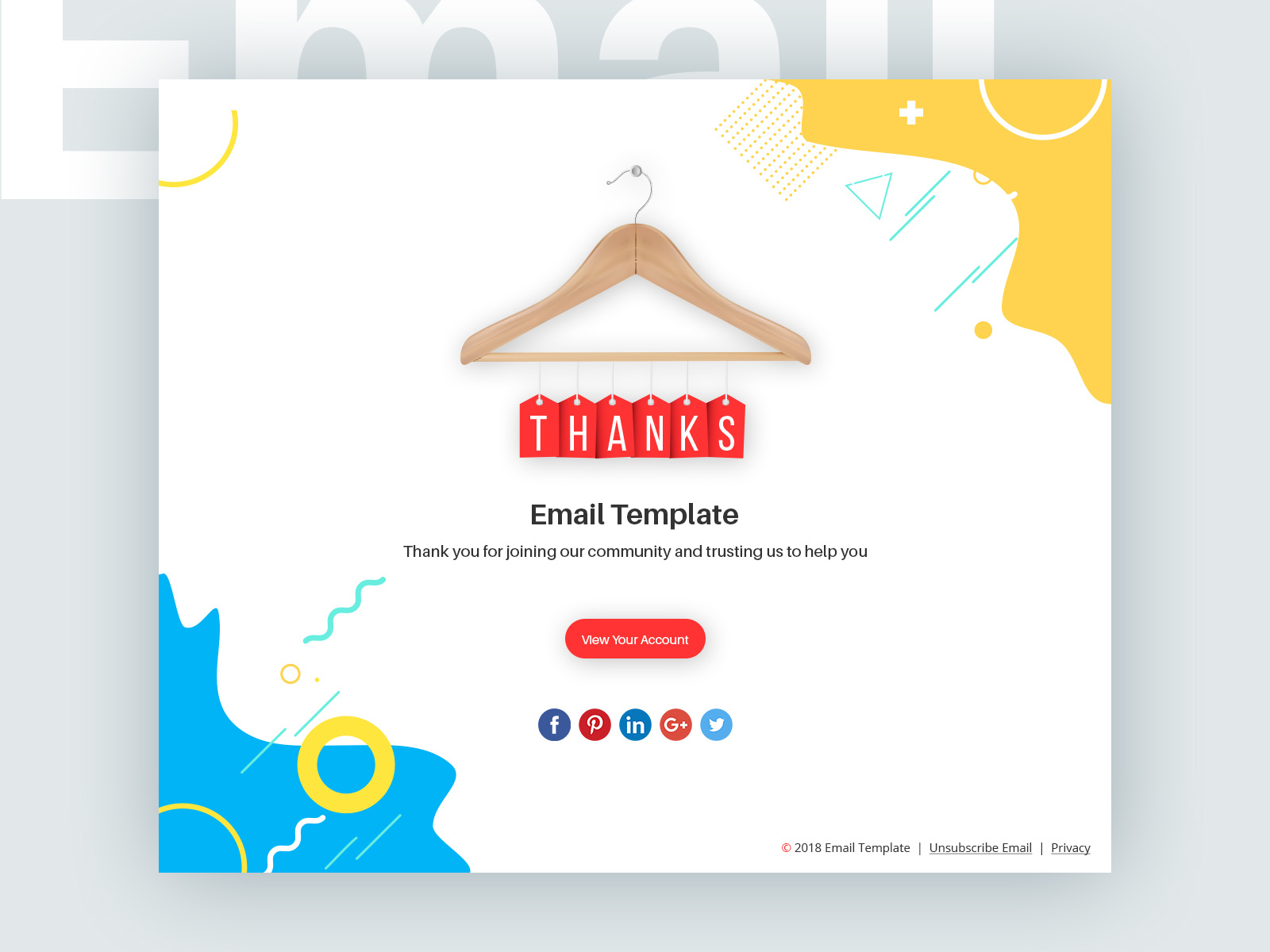 Email Template by Davinder Aulakh on Dribbble