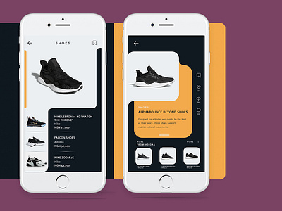 Shoe store app design mobile app mobile design mobile ui mockup ui