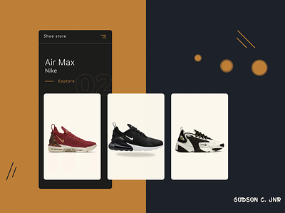 Nike Mobile Store app design mobile app mobile design mobile store mobile ui mockup nike nike air max shoe design ui user interface user interface design
