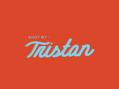 Shot by Tristan Logo branding color customtype design graphic design lettering logo a day logodesign logos