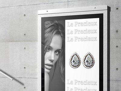 Le Precieux Jewels | Visual identity brand brand identity design earings elegant fashion logo visual identity