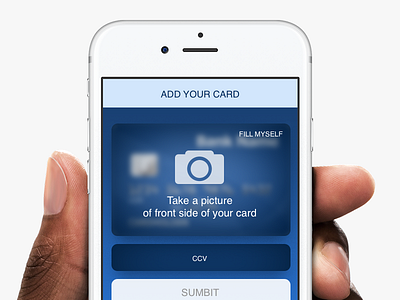 #dailyui #002 camera credit card iphone