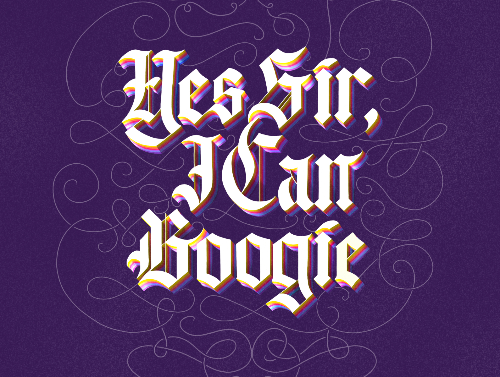 Blackletter Boogie By Ruth Gommershtadt On Dribbble