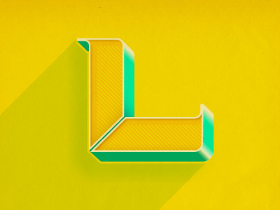 Drop cap L 36 letters 36daysoftype lemons typedesign typograpgy yellow