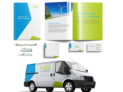 Simple and Flexible CI cd ci corporate corporate design identity logo windpower