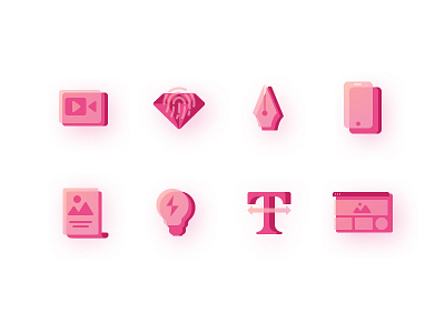 Dribbble Category Icon freebie icon iconography illustration vector