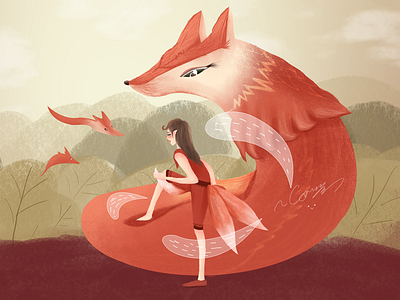 Practice——02 fox illustration