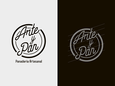 Panadería Arte y Pan brand design branding design grapic design identity illustrator lettering logo vector