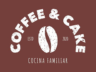 Cooffee & Cake brand design branding design grapic design icon identity illustrator lettering logo type vector