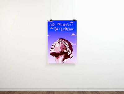 Chance the Rapper Art Poster branding chance the rapper design digital art digital illustration digital painting illustration minimal vector
