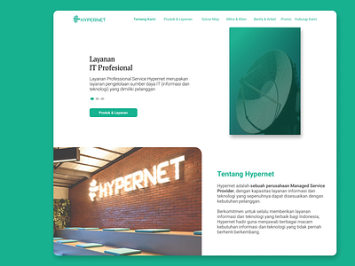 Redesign Website Hypernet ui web