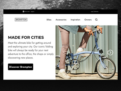 Brompton Inspiration branding figmadesign ui ui design