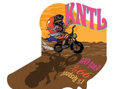 KNTL adobe illustrator cc adobe photoshop black brown digitalart drawing helmets illustrator motorbike orange paiting sunrise