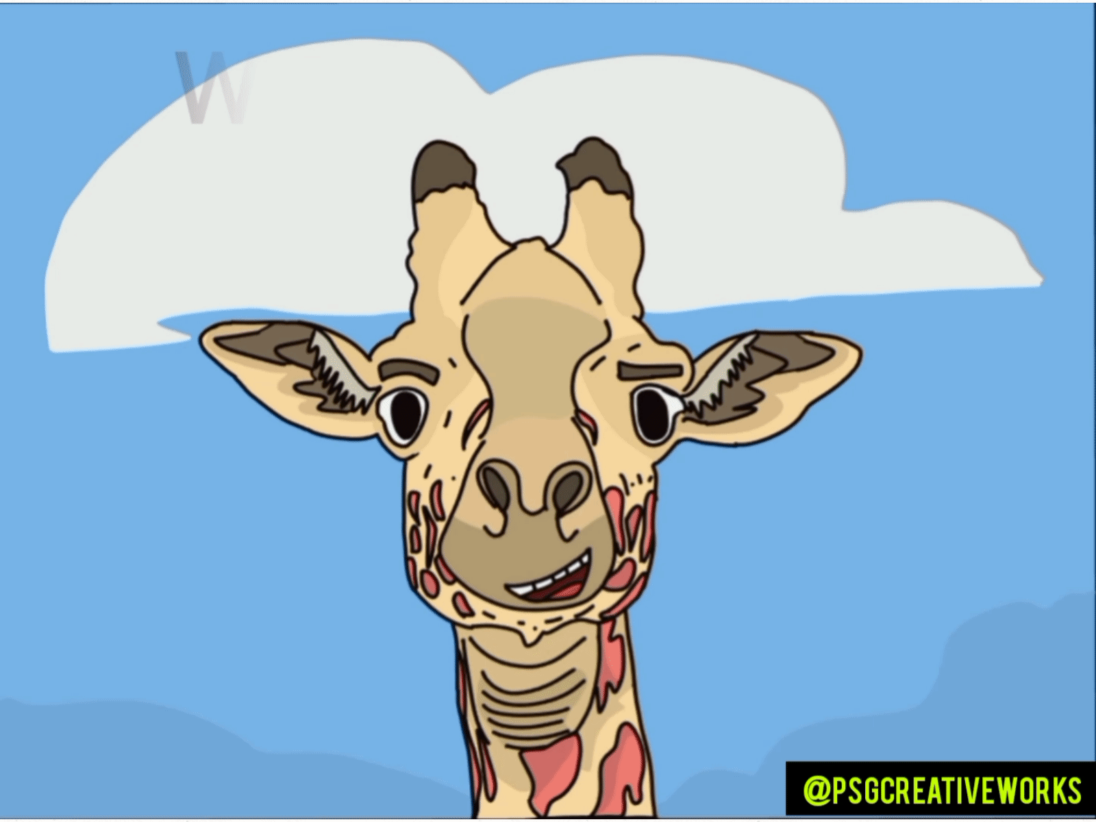 Giraffe's Doubt..