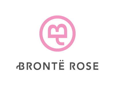 Bronte Rose design logo