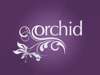Orchid Indulgence branding illustration logo